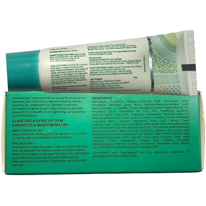 Menarini LIP LIGHTENER - LIGHTENS & EVENS LIP TONE | SPF 15 | DERMATOLOGIST RECOMMENDED, WHITE - Image 4